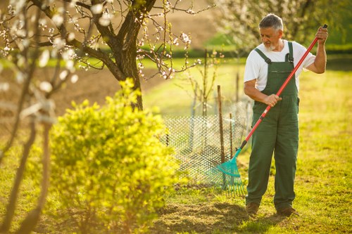Professional turf laying work for a residential garden in Acton
